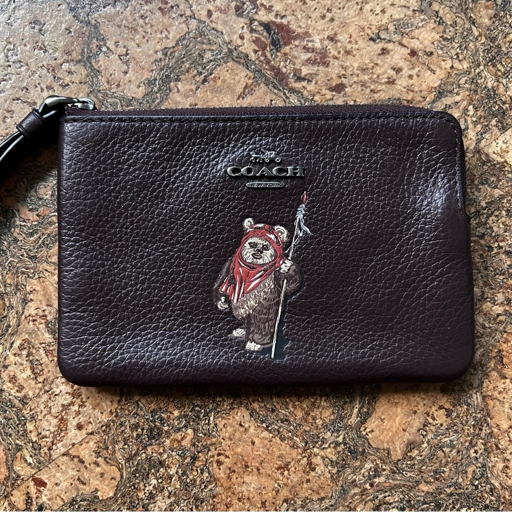 Coach X Star Wars Ewok wristlet